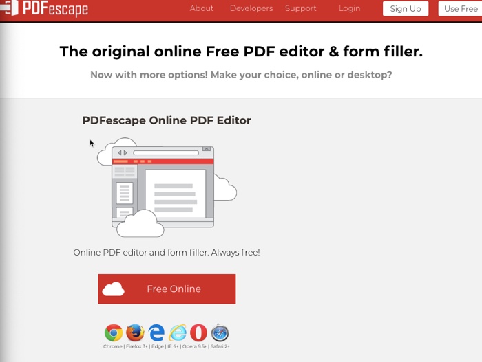 PDF Escape Edit PDF Files