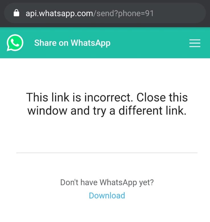 Send to WhatsApp