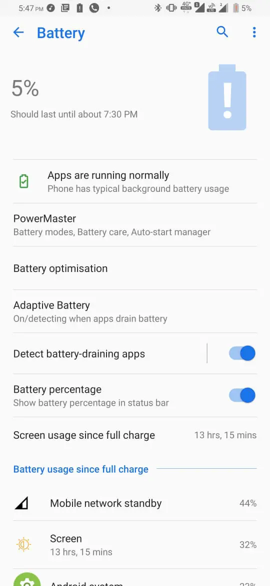 Asus 6z battery Usage Screenshot 02