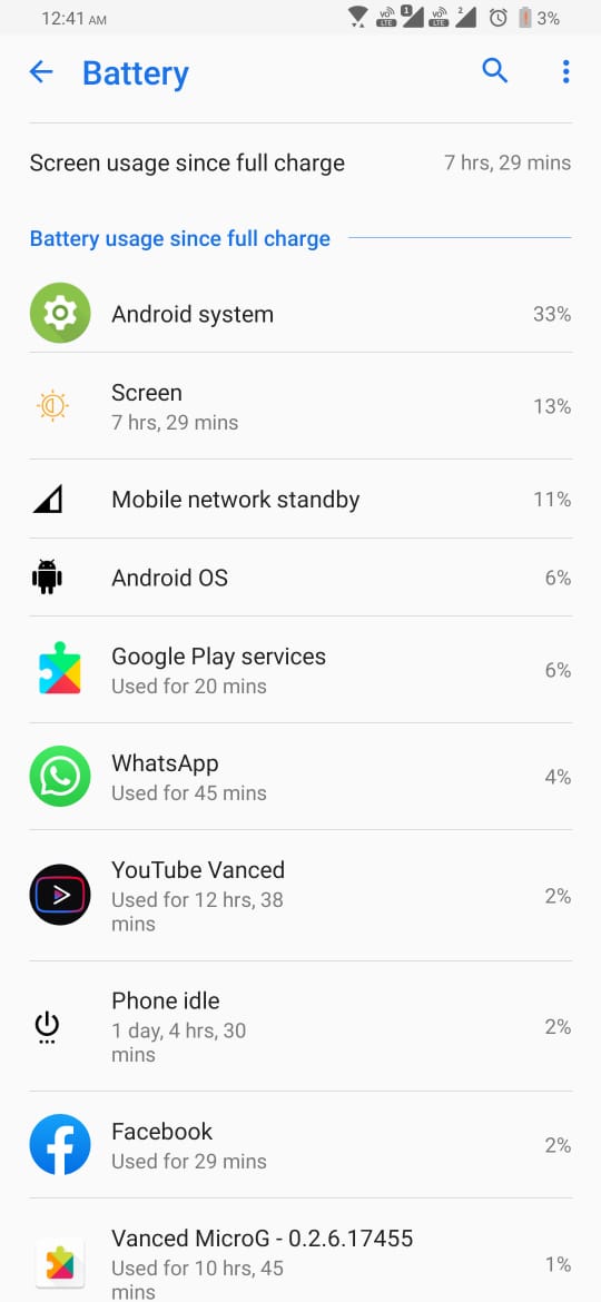 Asus 6z battery Usage Screenshot 05