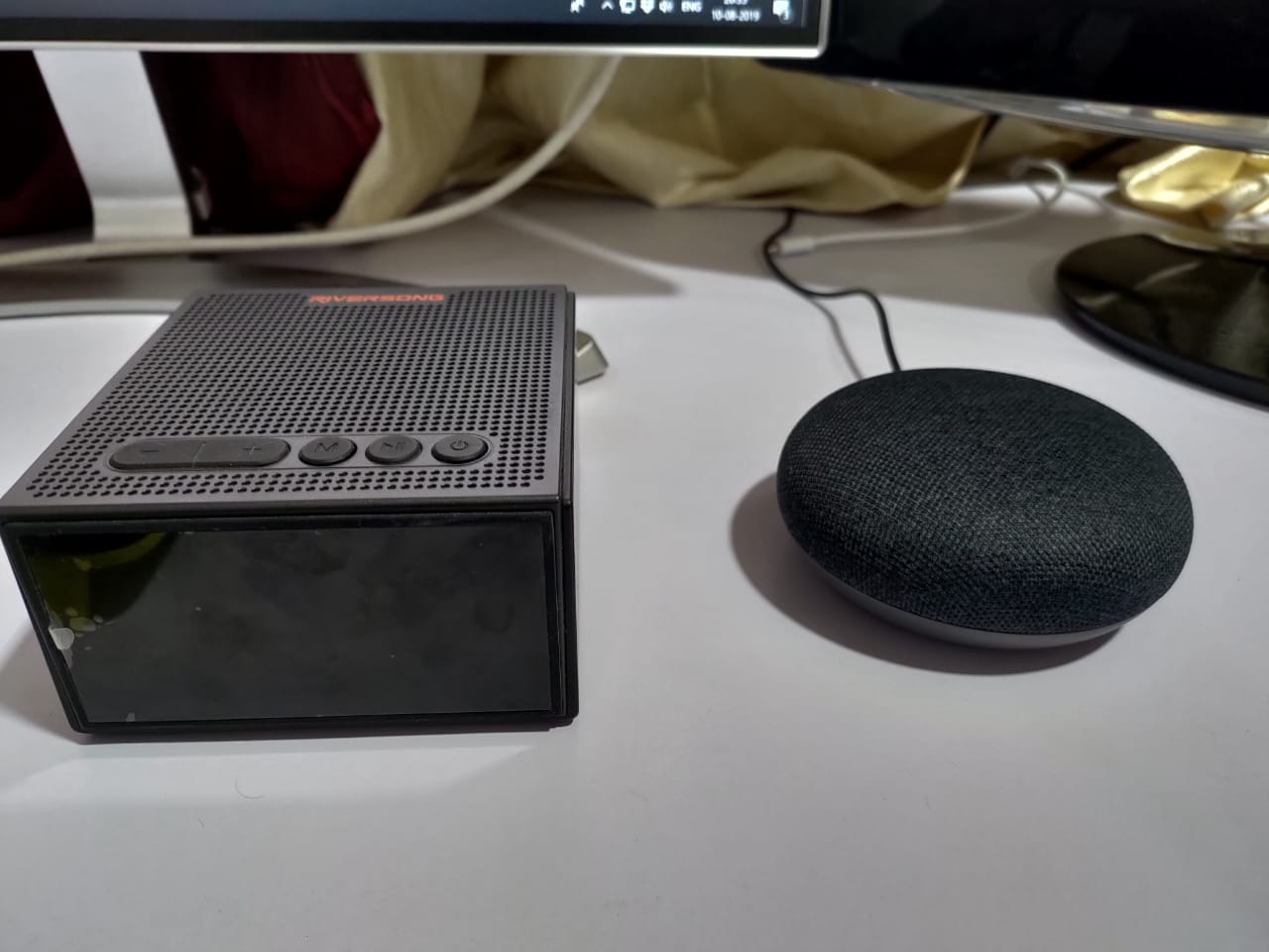 Google Home Mini and Bluetooth Speakers