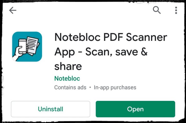 CamScanner Alternative? NoteBloc is  A Wonderful Lightweight Scaning App