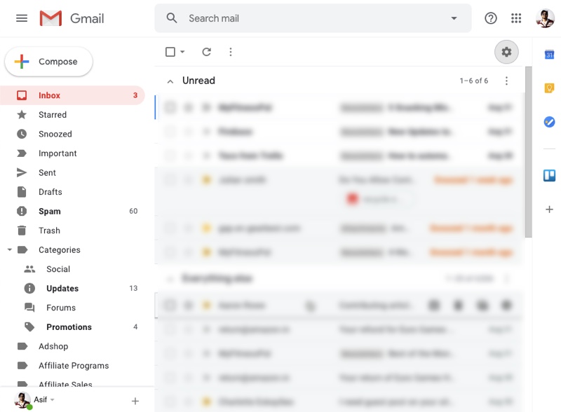 Gmail Light Mode