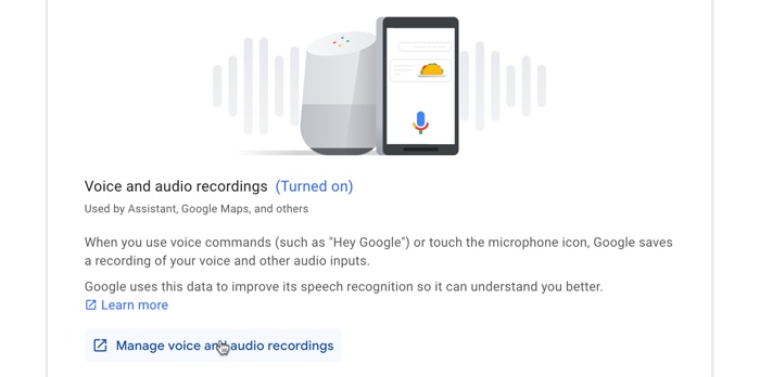 Voice and Audio Recordings Google