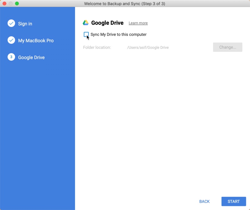 Google backup and Synch App-3