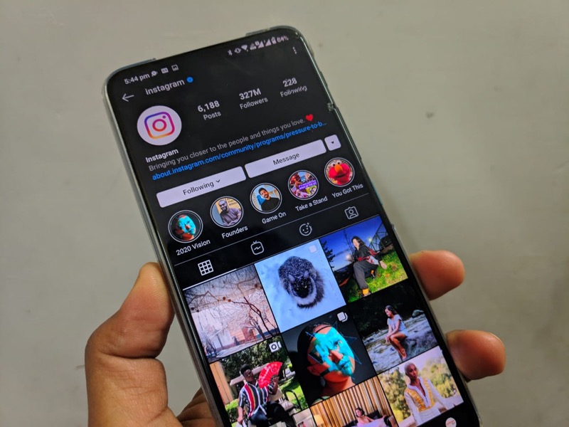 Instagram Dark Mode