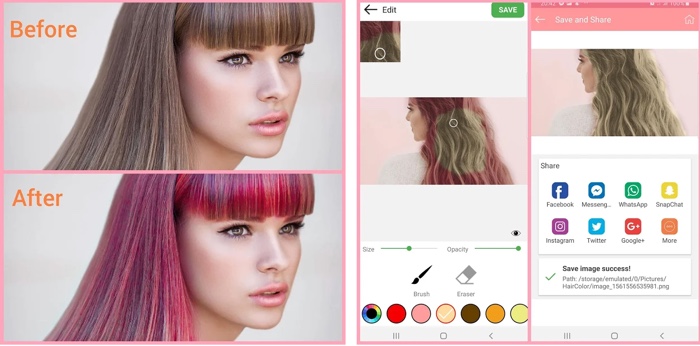 Hair Color Changer Styler