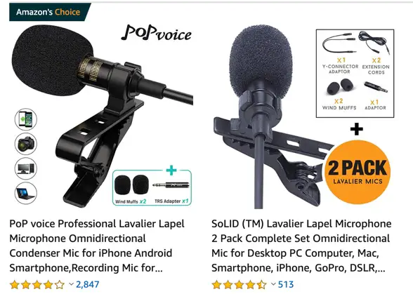 Lapel Microphones