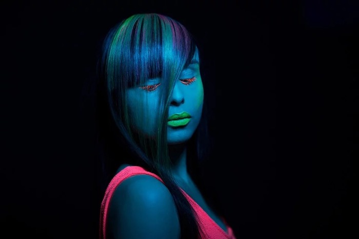 Girl Colourful Photo Manupulation