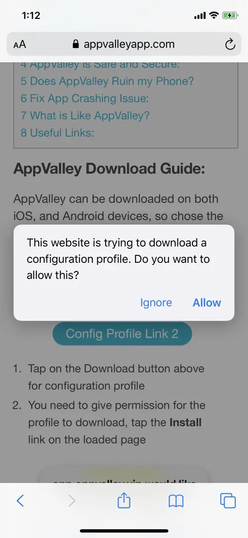 App Valley for iPhone