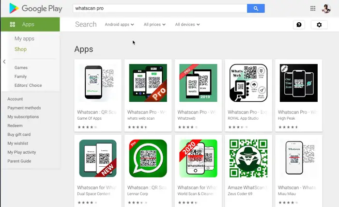 Whatscan Apps for Android