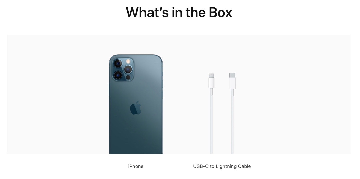 Every iPhone Box will have only an iPhone and a Cablea