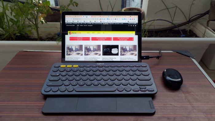 Chromebook Duet with Logitech K380