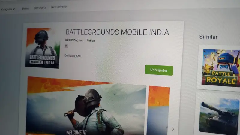 Battleground mobile India game