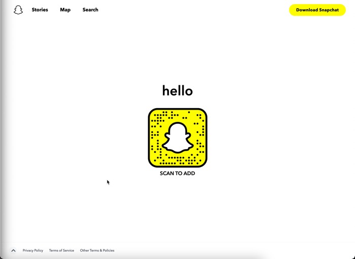 how to view a snapchat profile online