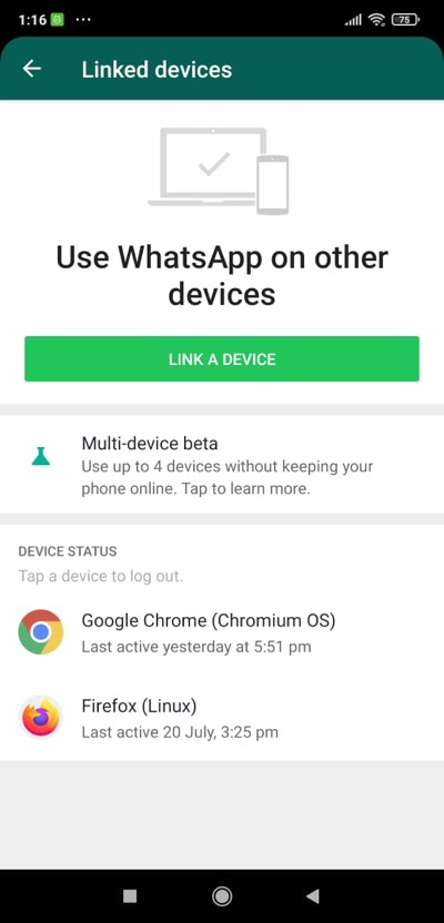 WhatsApp on Mutiple Devices 01