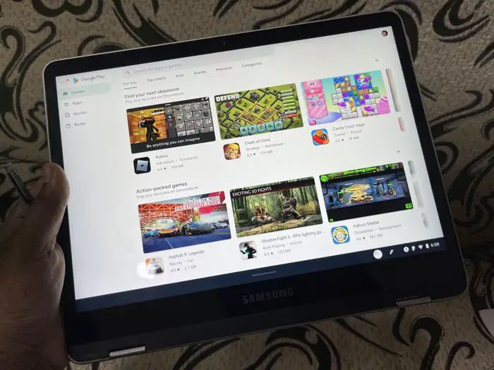 Play Store in Chromebook