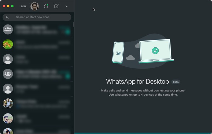 WhatsApp Web Beta