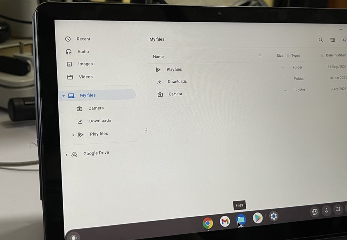 File Manage in ChromeOS
