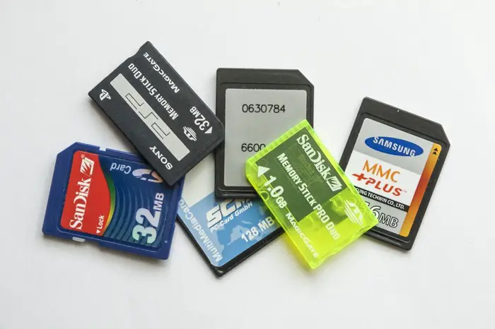 Different Memory Cards