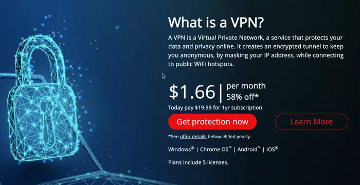 VPN McAfee