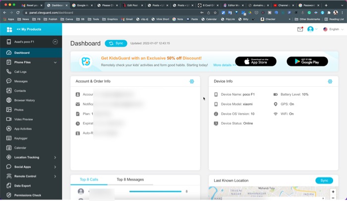 Clevguard Android Monitoring