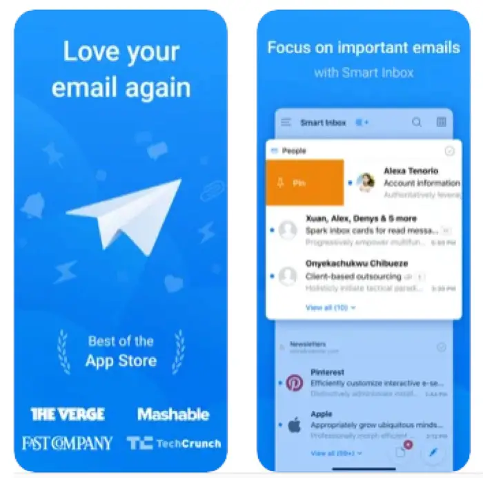 Spark email app for iphone