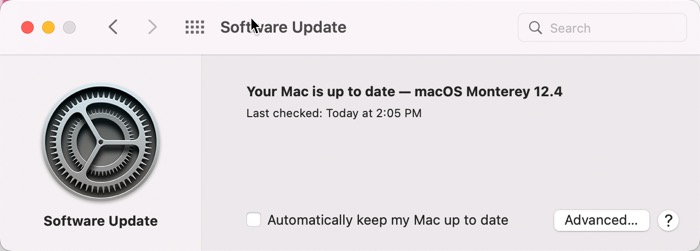 macOS Monterey