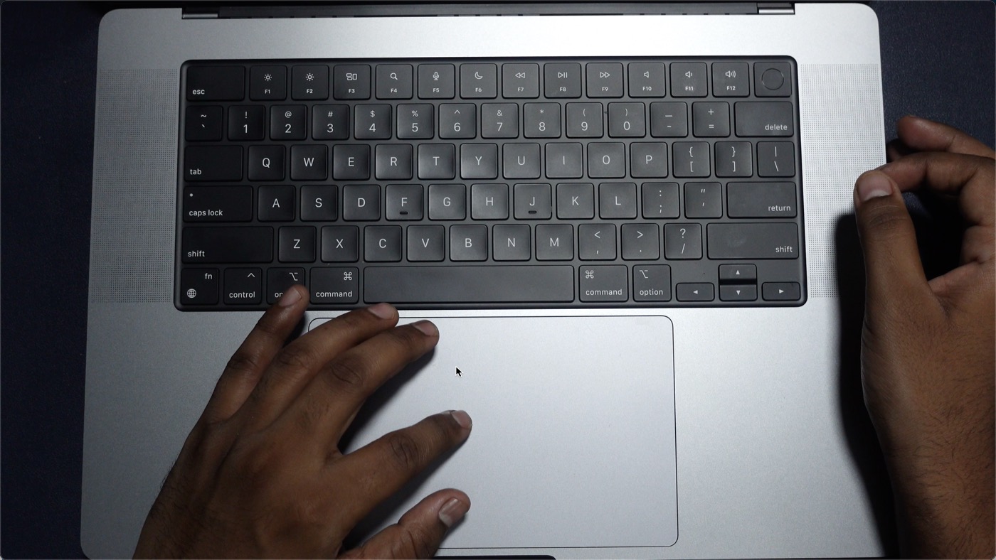 MacBook Pro 16 Review Keyboard