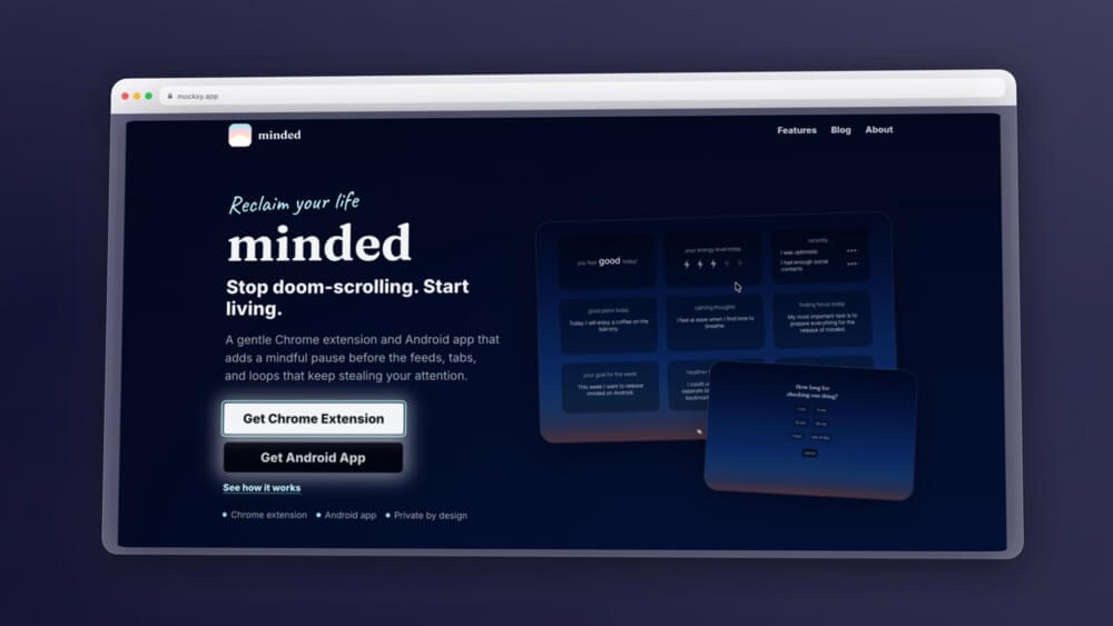 minded chrome extension productivity — Minded Review: The Chrome Extension That Makes You Think Before You Scroll