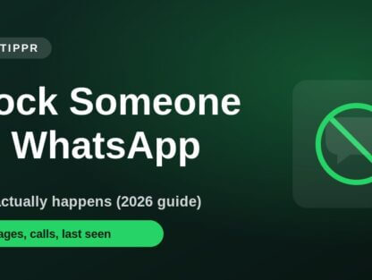 What happens when you block someone on WhatsApp