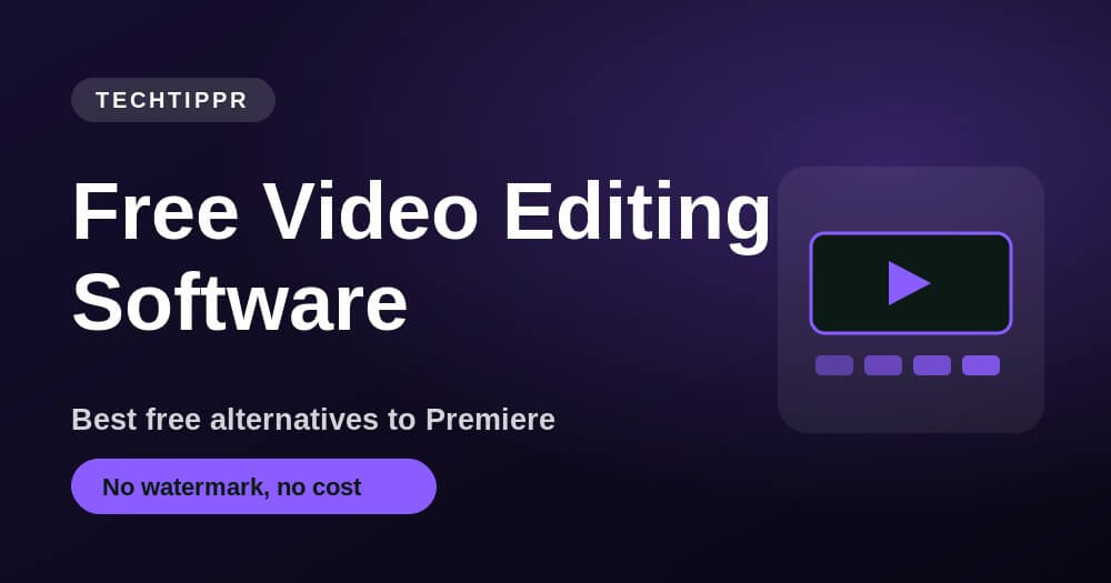 Best free video editing software alternatives