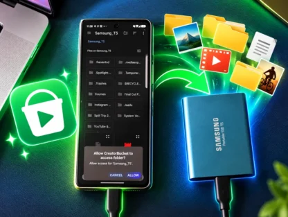 Organize Video Clips by Project on Android with Creator Bucket