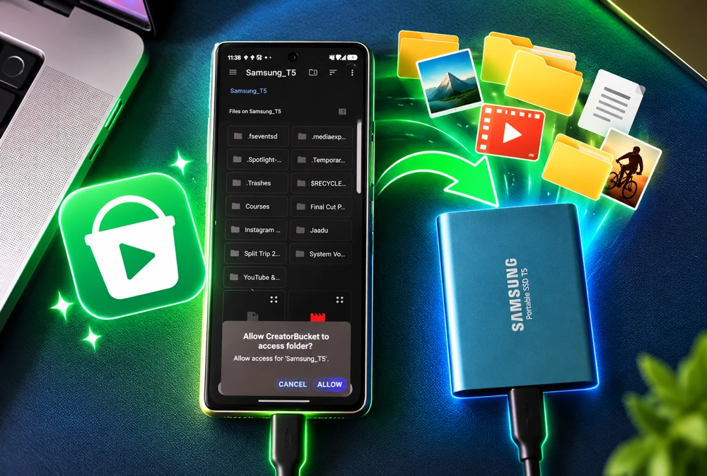 Organize Video Clips by Project on Android with Creator Bucket